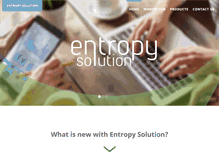 Tablet Screenshot of entropy-solution.com